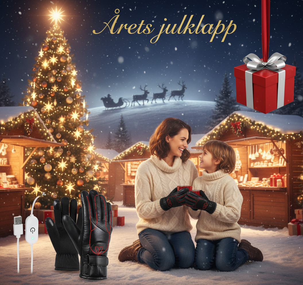 Uppvärmda Handskar med Elektrisk Värme - Vinter