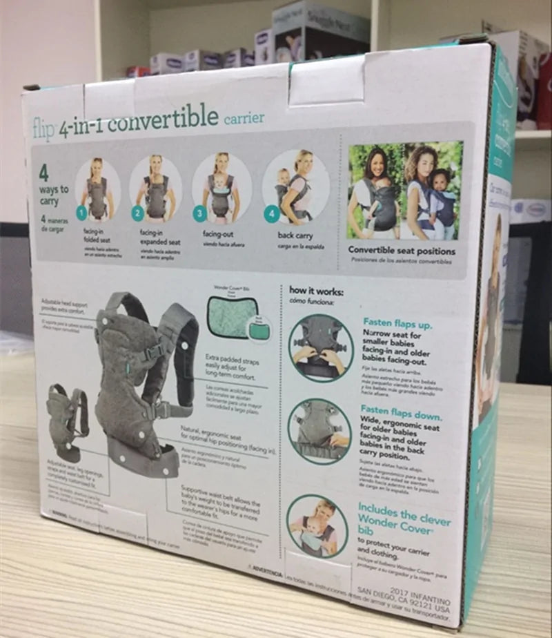 👶 Ergonomisk Bärsele med bekvämt höftstöd ger trygghet för dig och ditt barn