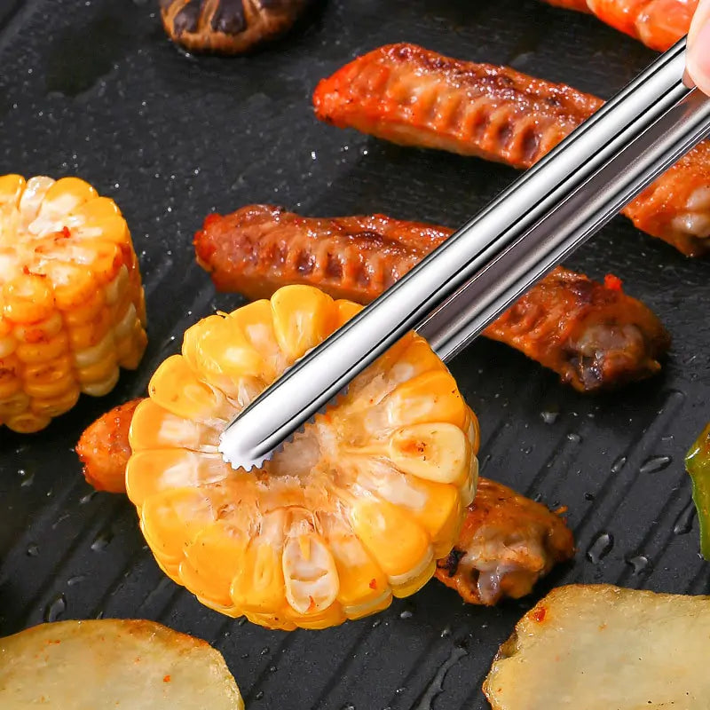 Grill- & kökstång i rostfritt stål – precision & grepp varje gång!