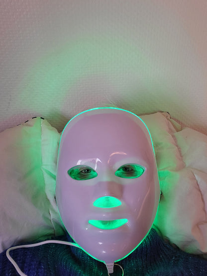 LED Foton Terapi Ansiktsmask med 7 färger