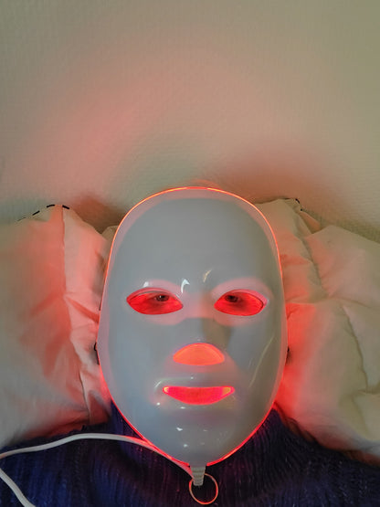 LED Foton Terapi Ansiktsmask med 7 färger