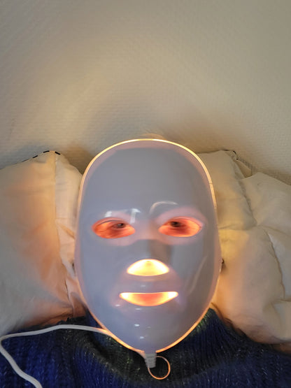LED Foton Terapi Ansiktsmask med 7 färger