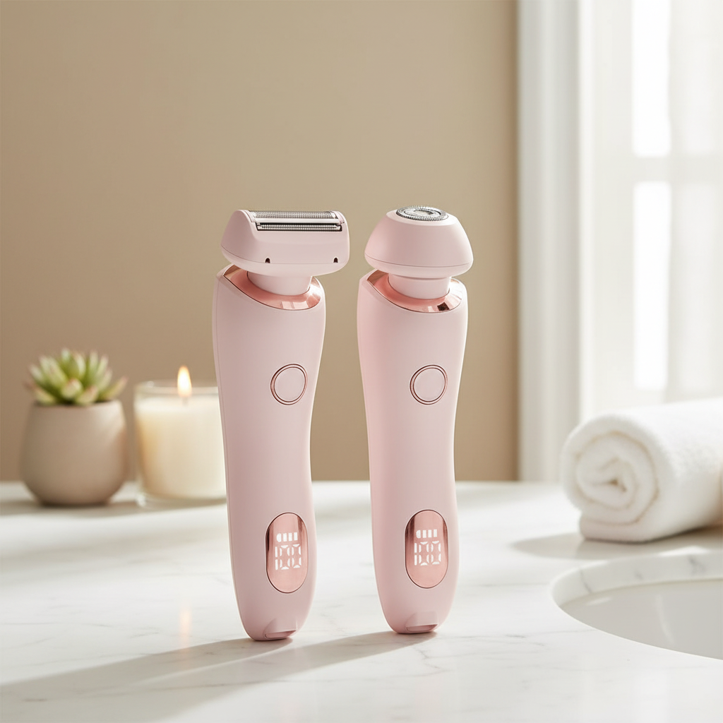 2-i-1 epilator och rakapparat - slät hud utan ansträngning