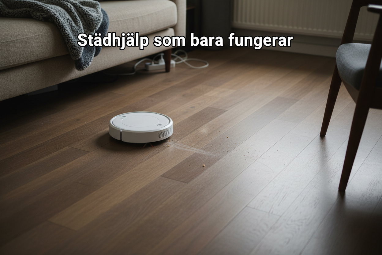 Automatisk Mini Robotdammsugare – USB-laddningsbar