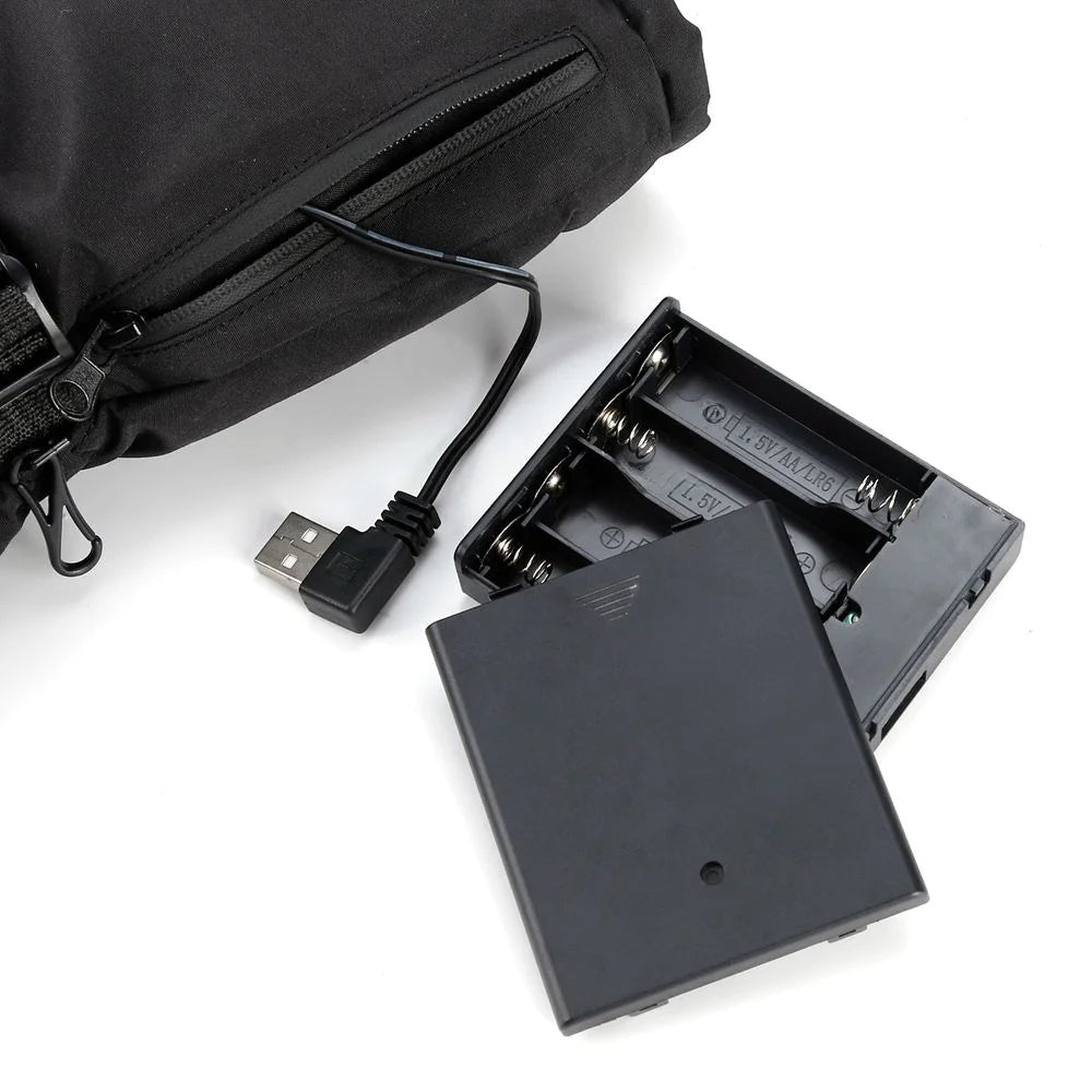 Uppvärmda skidhandskar