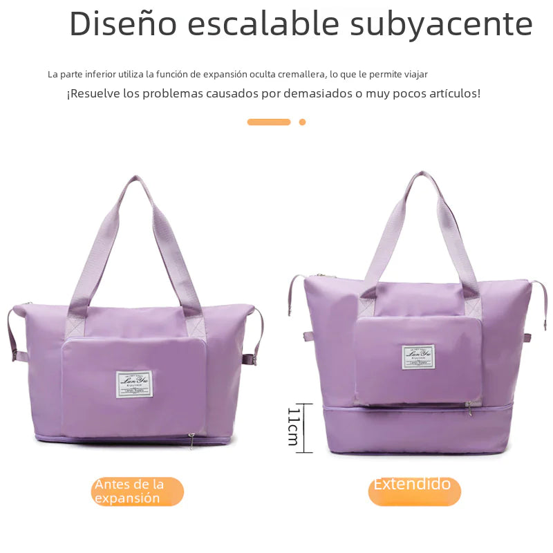 Hopfällbar handbagage för Kvinnor - Stor Kapacitet