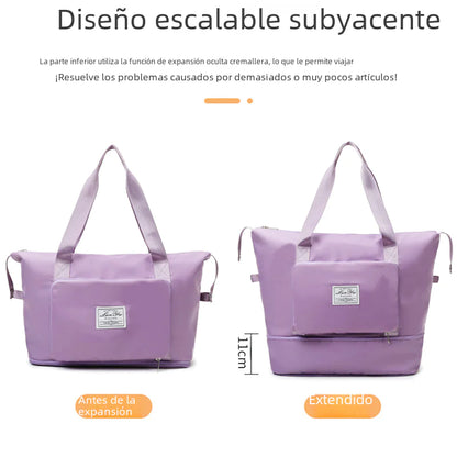 Hopfällbar handbagage för Kvinnor - Stor Kapacitet